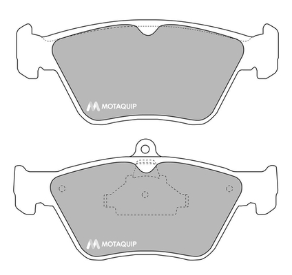 Motaquip Front Brake Pads Set Fits 900 Omega Calibra 2.0 2.3 2.5 ...