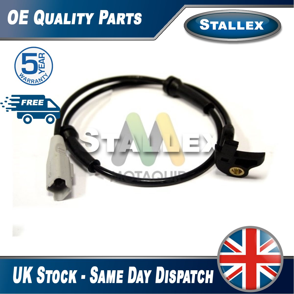 Fits Citroen C4 Picasso 2008-2013 ABS Wheel Speed Sensor Front Stallex ...