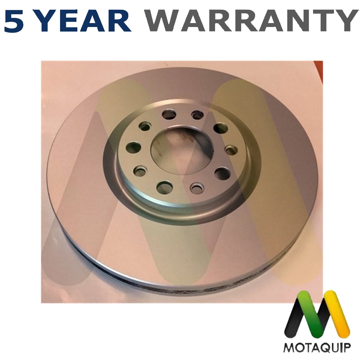 Motaquip Front 1x Brake Disc Fits Alfa Romeo 159 2005-2011 + Other Models