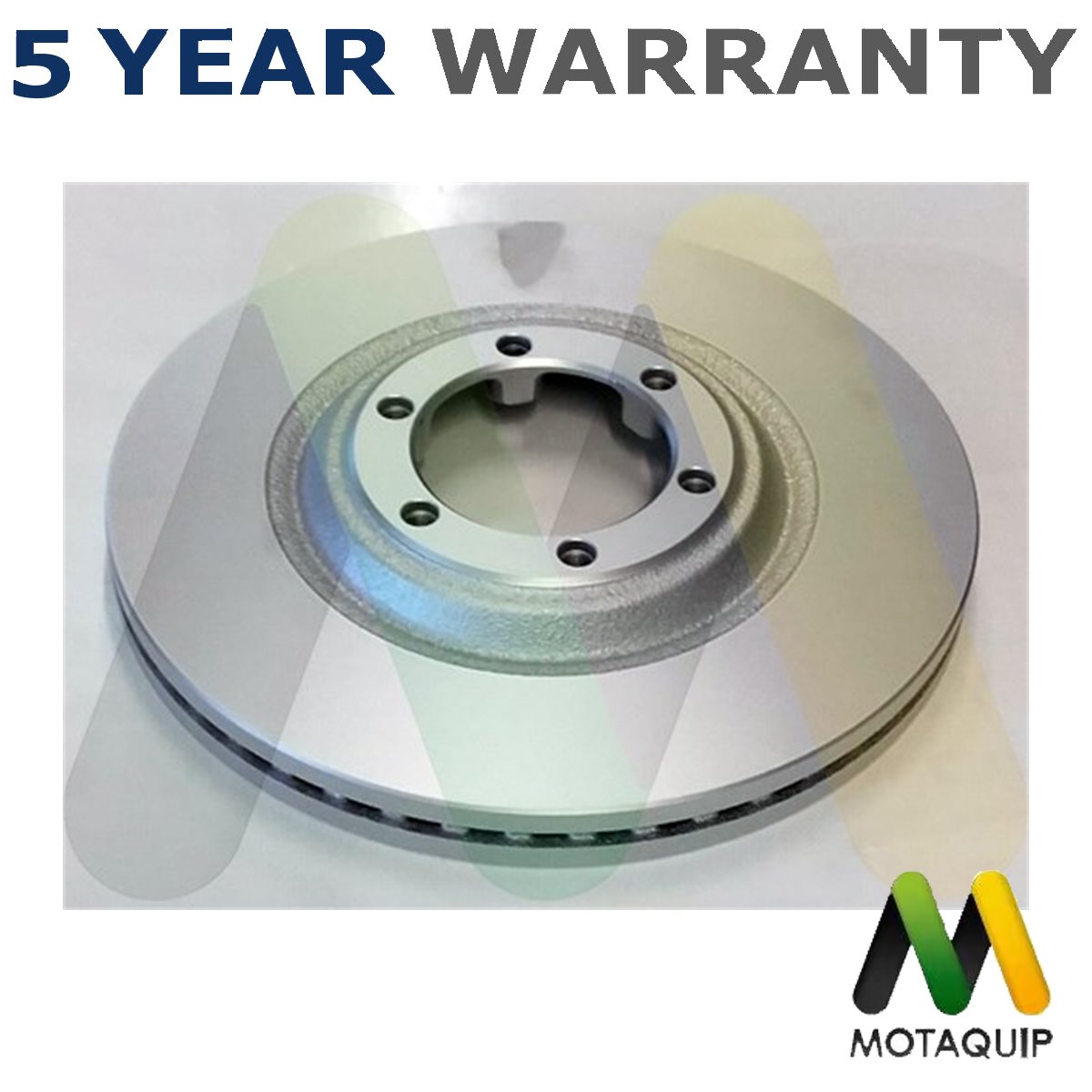 Motaquip Front 1x Brake Disc Fits Isuzu D-Max 2012- 1.9 D 2.5 CRDi 8981246633