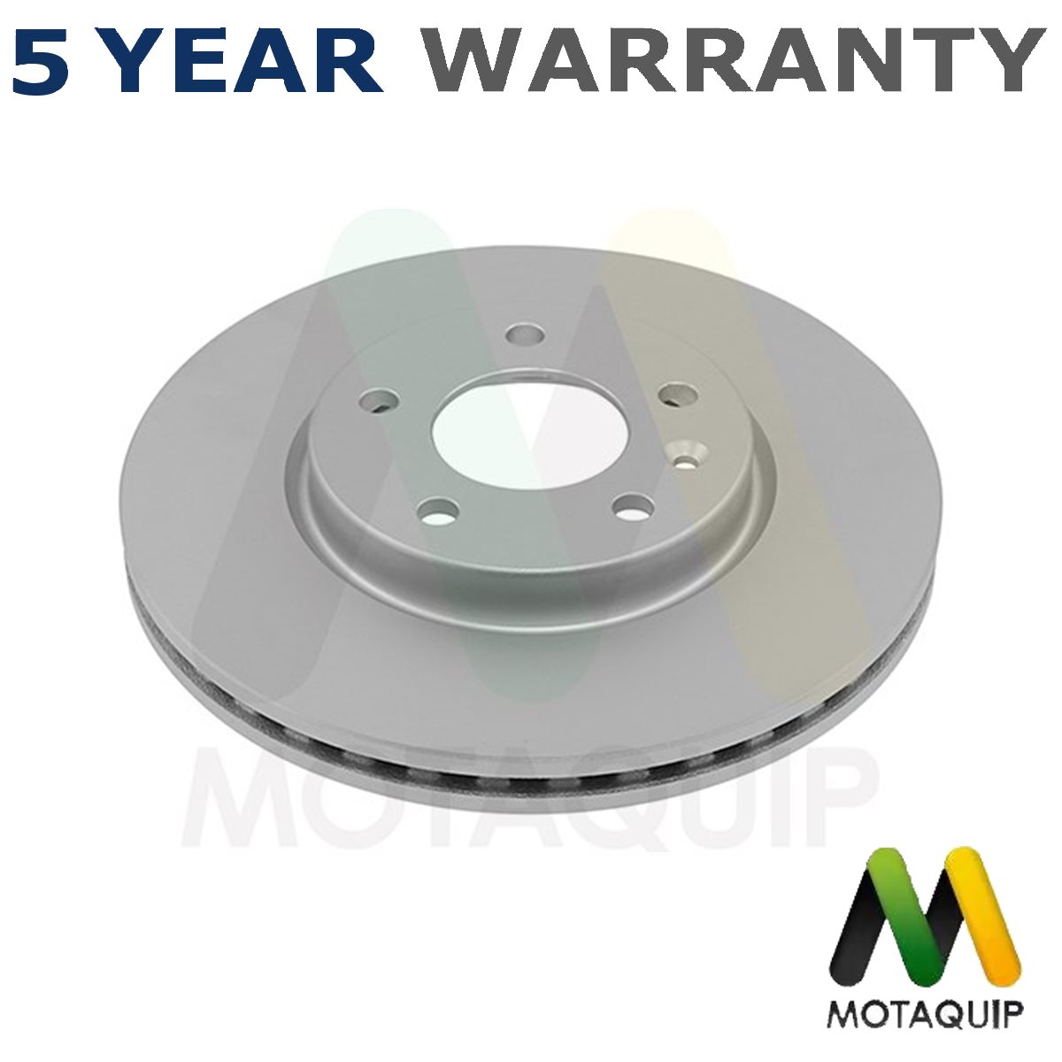Motaquip Front 1x Brake Disc Fits Opel Insignia 2017- Vauxhall Insignia 2017-