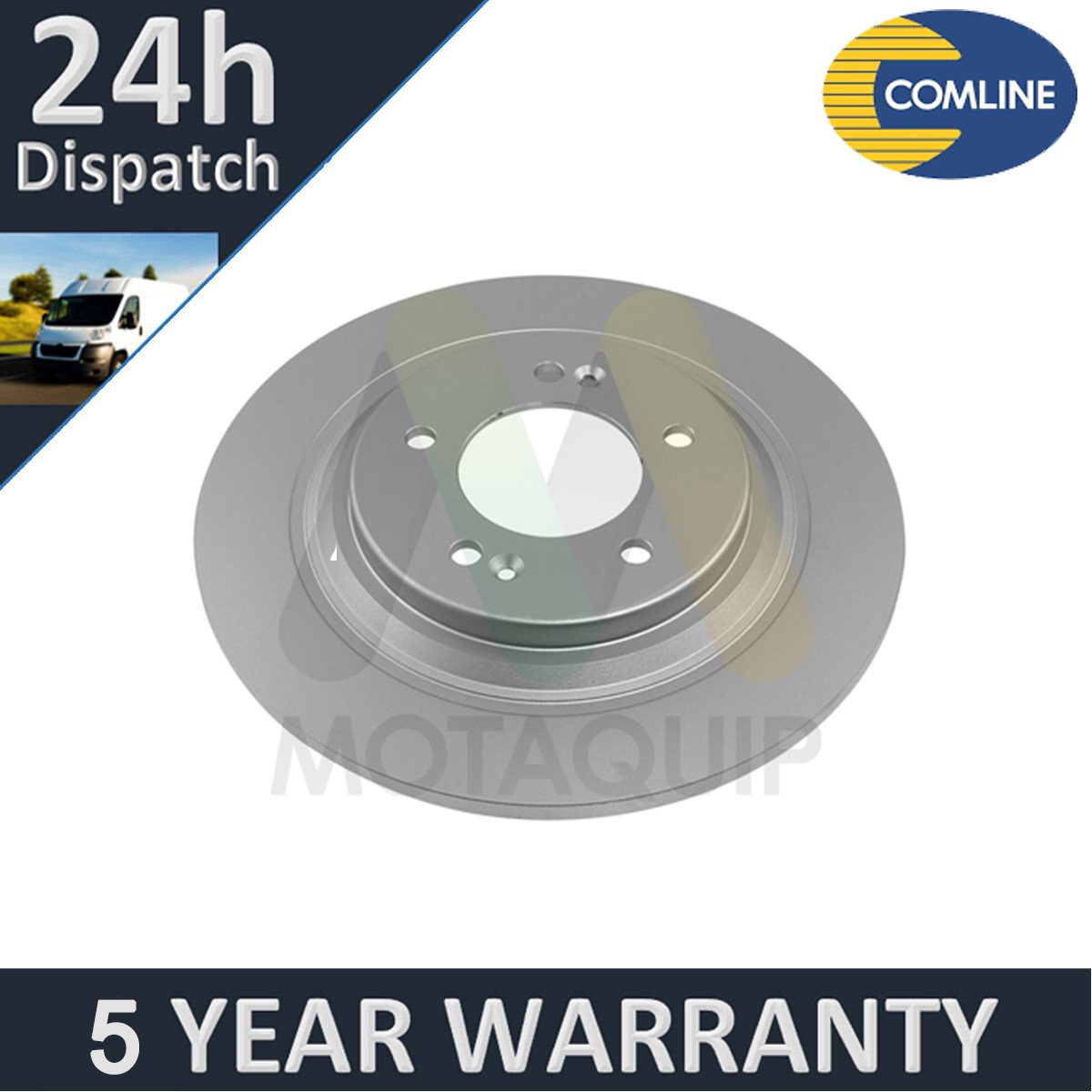 Fits Kia Niro 2018-2022 Optima 2010- Motaquip Rear 1x Brake Disc 58411D4650