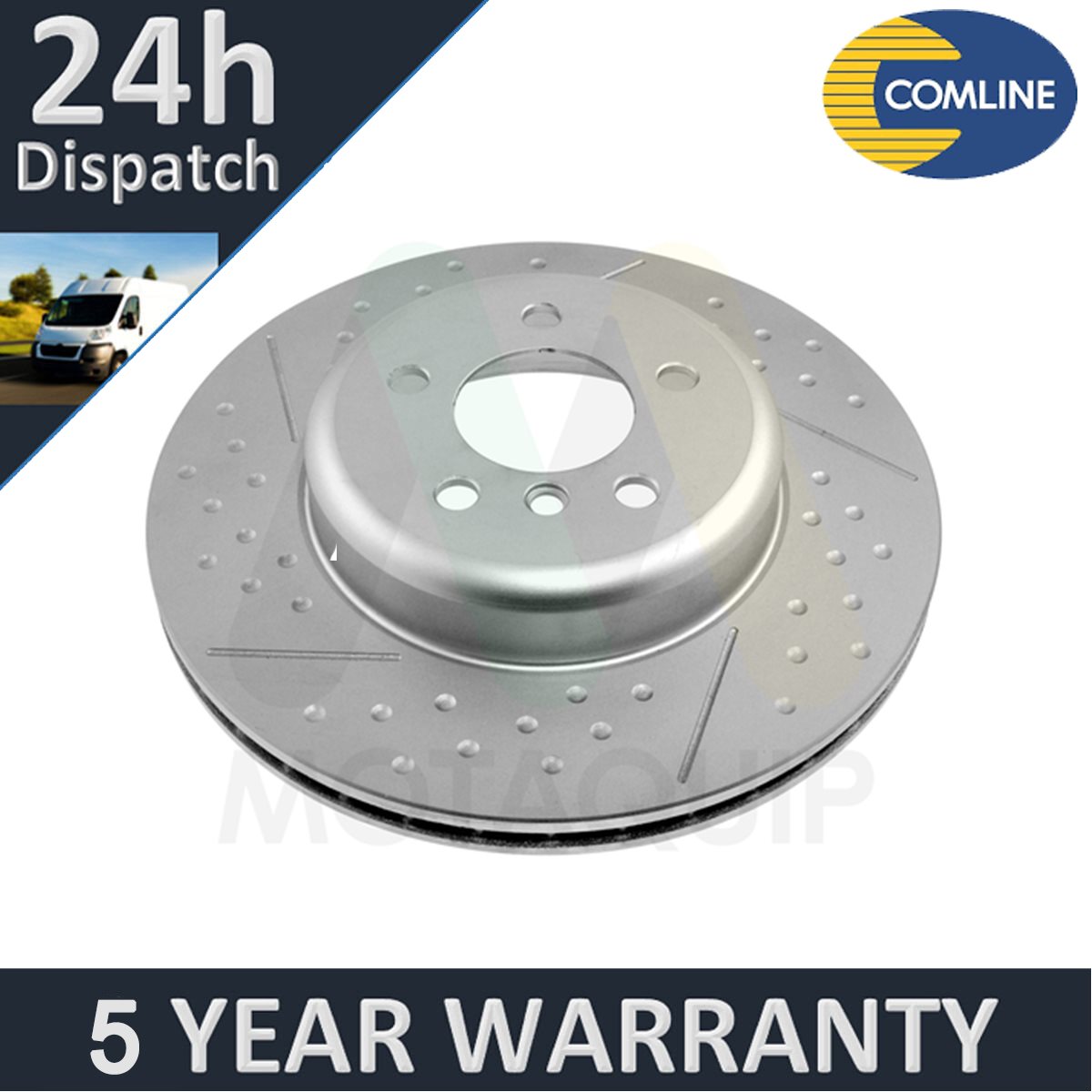 Fits BMW 3 Series 2011- 4 Series 2013- Motaquip Rear 1x Brake Disc #2