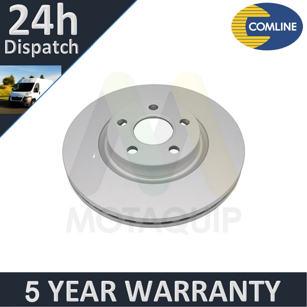Fits Ford Tourneo Connect Transit + Other Models Motaquip Front 1x Brake Disc