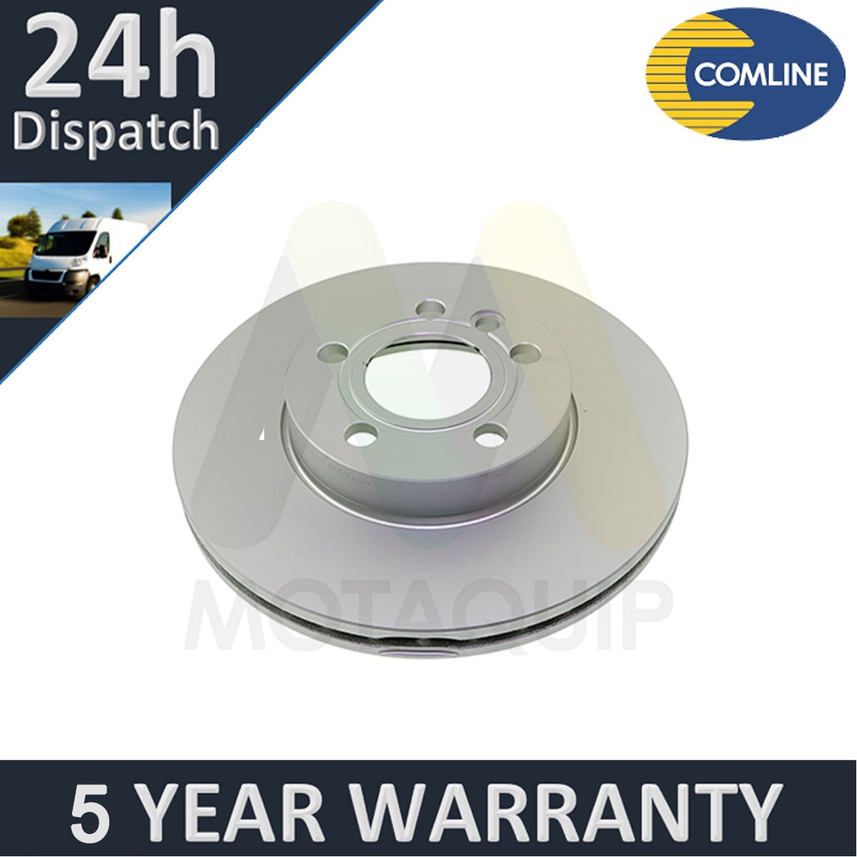 Fits Ford Galaxy 1996-2000 + Other Models Motaquip Front 1x Brake Disc