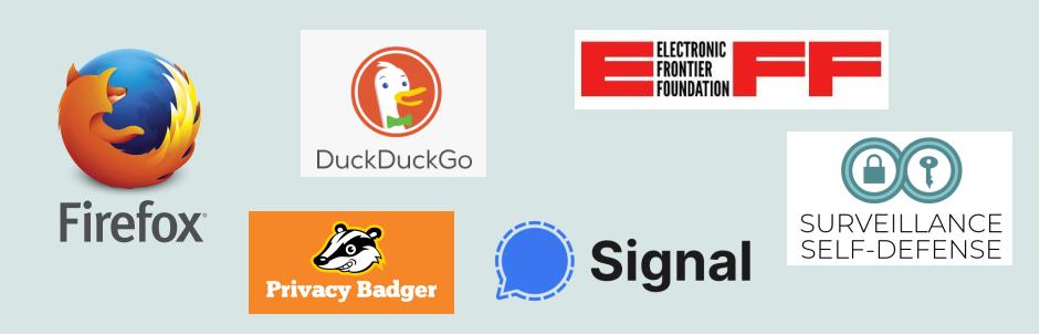 Privacidad, logos