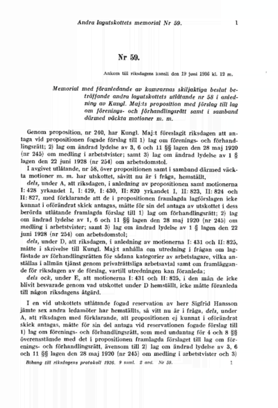 Omslaget till bet. 1936:L2U59