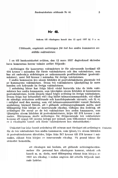 Omslaget till bet. 1937:BU40