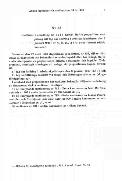 Omslaget till bet. 1963:L2U53
