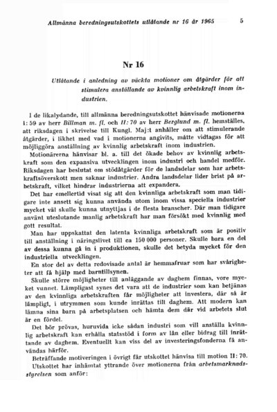 Omslaget till bet. 1965:ABU16