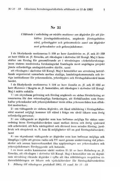 Omslaget till bet. 1965:ABU31