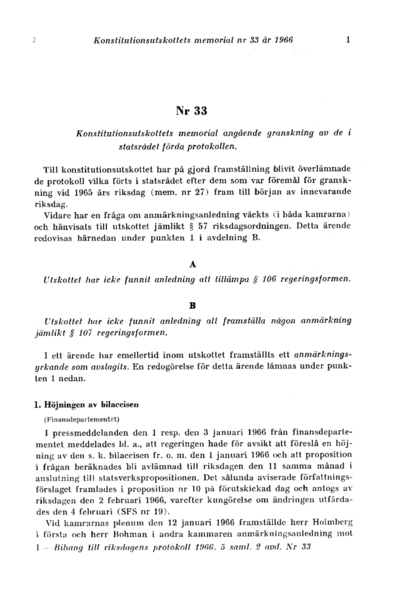Omslaget till bet. 1966:KU33