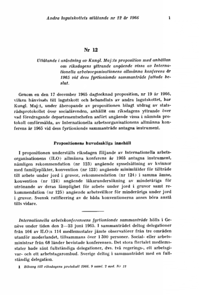 Omslaget till bet. 1966:L2U12