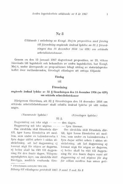 Omslaget till bet. 1967:L2U8