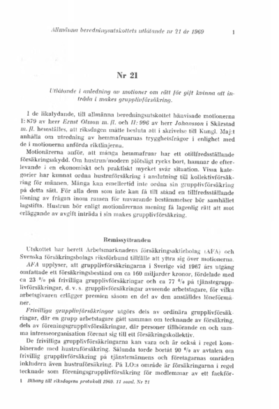 Omslaget till bet. 1969:ABU21