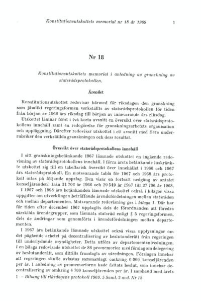 Omslaget till bet. 1969:KU18