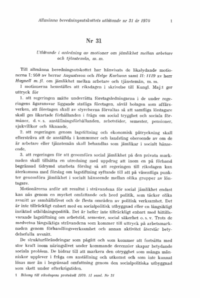 Omslaget till bet. 1970:ABU31