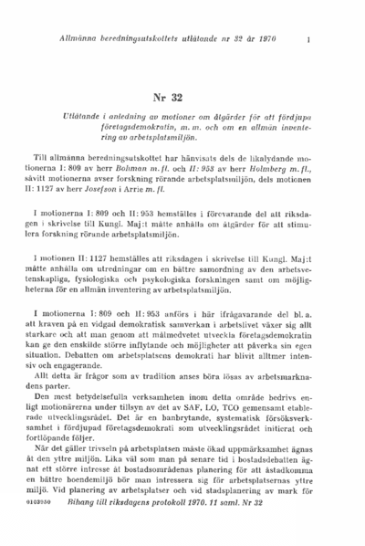 Omslaget till bet. 1970:ABU32