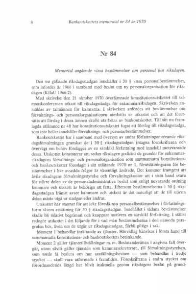 Omslaget till bet. 1970:BU84