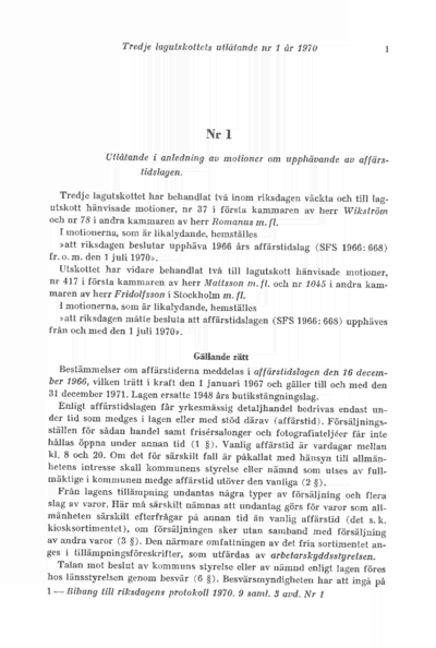 Omslaget till bet. 1970:L3U1