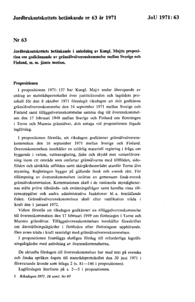 Omslaget till bet. 1971:JoU63