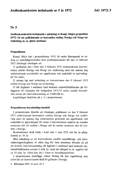 Omslaget till bet. 1972:JoU5