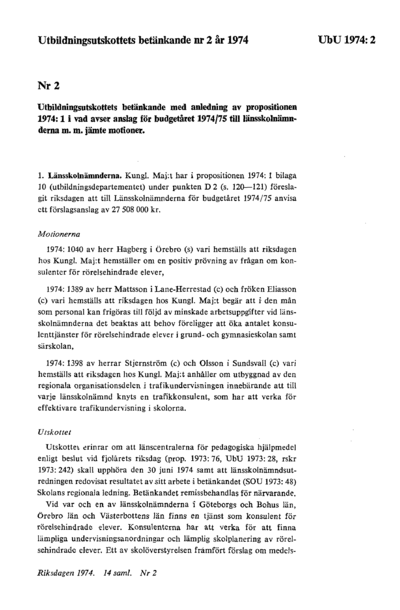 Omslaget till bet. 1974:UbU2