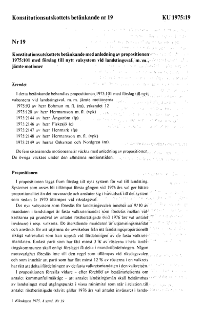 Omslaget till bet. 1975:KU19