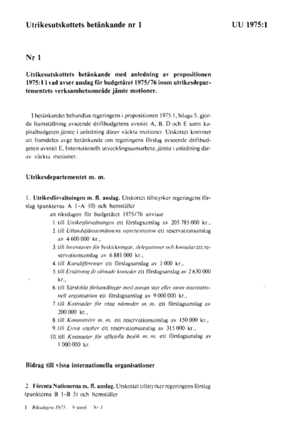 Omslaget till bet. 1975:UU1