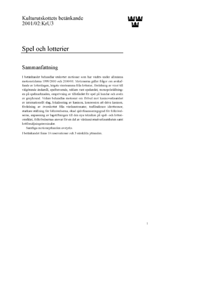 Omslaget till bet. 2001/02:KrU3