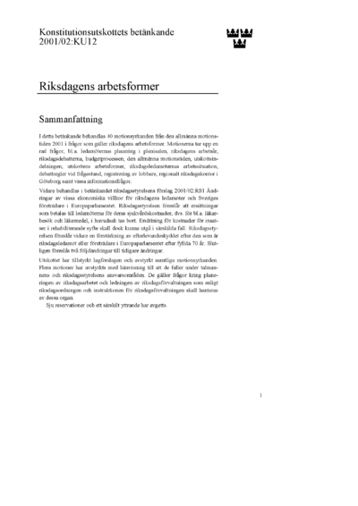Omslaget till bet. 2001/02:KU12