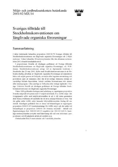 Omslaget till bet. 2001/02:MJU14