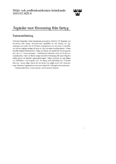 Omslaget till bet. 2001/02:MJU4