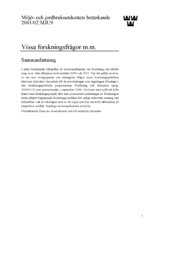 Omslaget till bet. 2001/02:MJU9