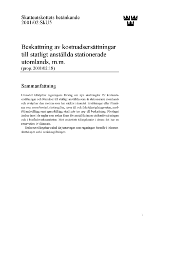 Omslaget till bet. 2001/02:SkU5
