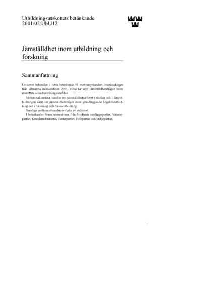 Omslaget till bet. 2001/02:UbU12