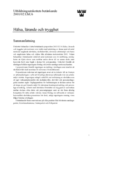 Omslaget till bet. 2001/02:UbU6