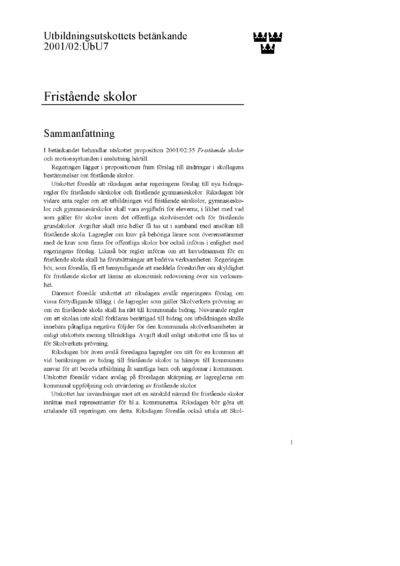 Omslaget till bet. 2001/02:UbU7