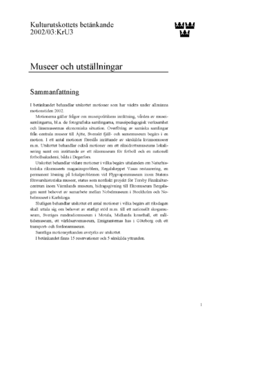 Omslaget till bet. 2002/03:KrU3