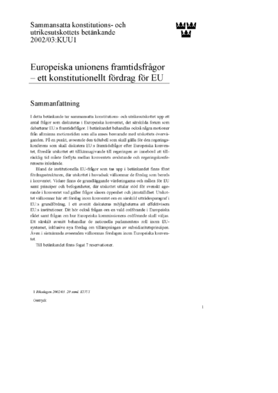 Omslaget till bet. 2002/03:KUU1