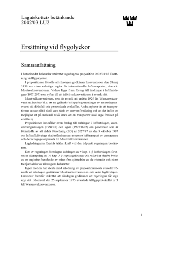 Omslaget till bet. 2002/03:LU2