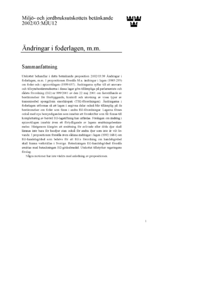 Omslaget till bet. 2002/03:MJU12