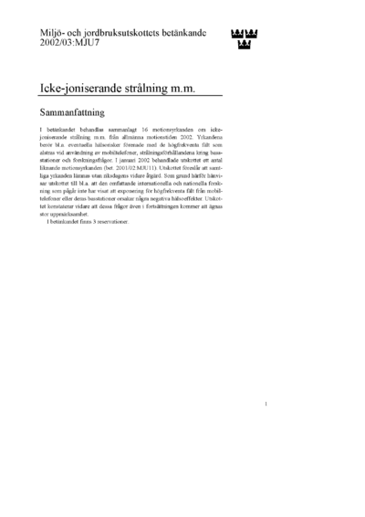 Omslaget till bet. 2002/03:MJU7