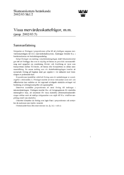 Omslaget till bet. 2002/03:SkU2