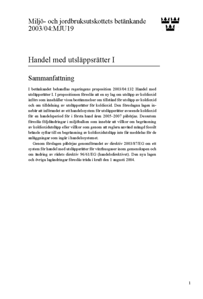 Omslaget till bet. 2003/04:MJU19