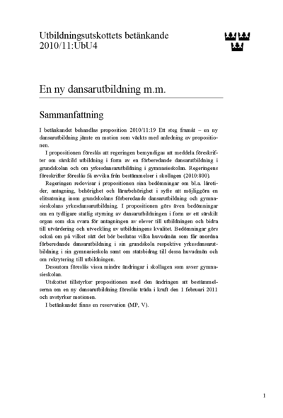 Omslaget till bet. 2010/11:UbU4