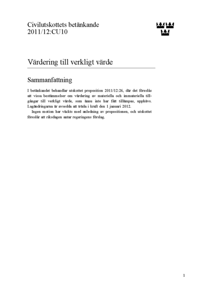 Omslaget till bet. 2011/12:CU10
