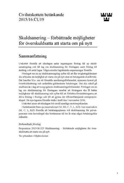 Omslaget till bet. 2015/16:FöU10