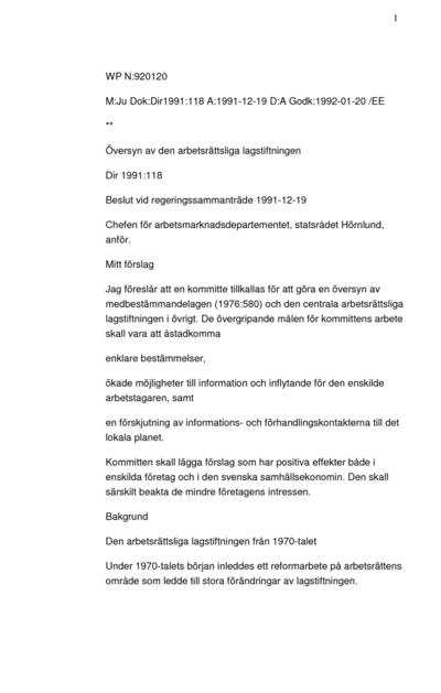 Omslaget till dir. 1991:118