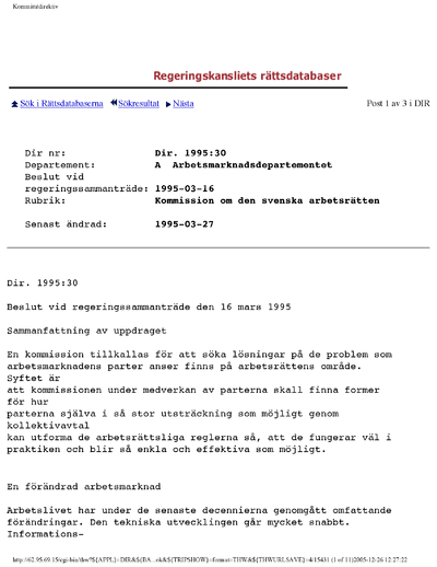 Omslaget till dir. 1995:30